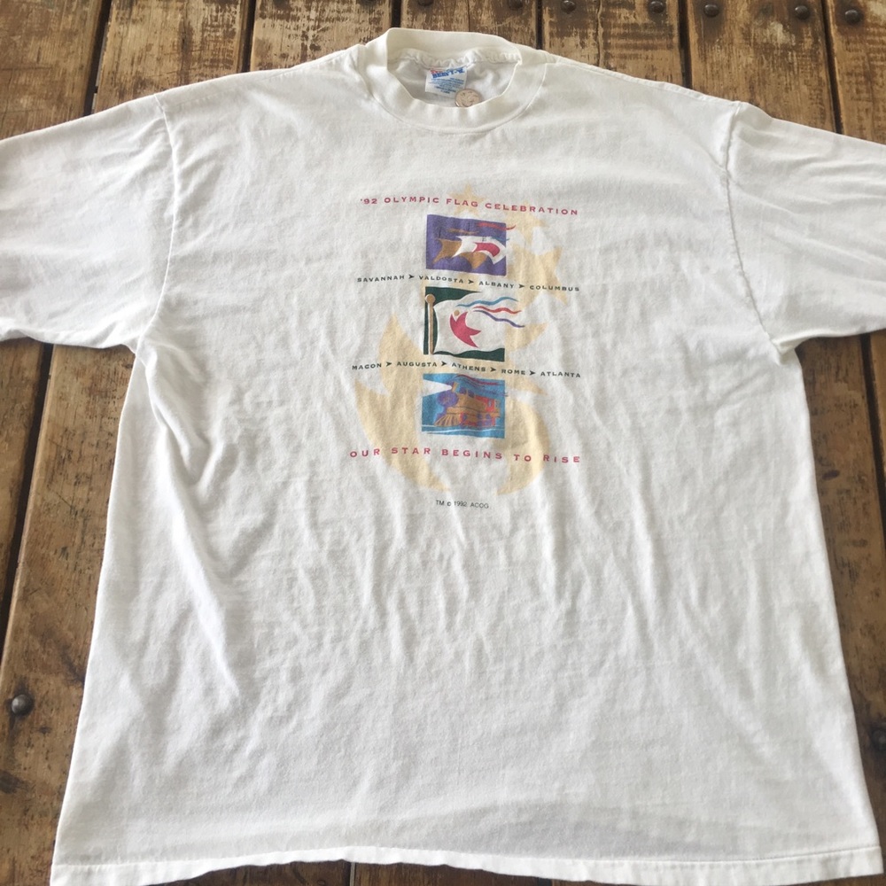 Vintage 96” Atlanta  Olympics Tee/ XL